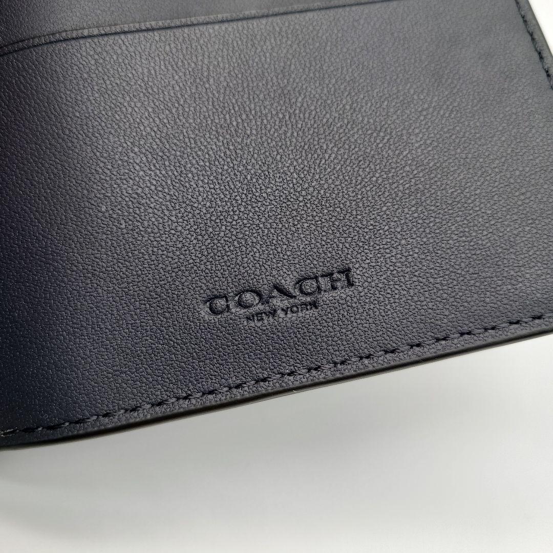 COACH マネークリップ 新品 デニム 新作 お札入れ 小銭入れ 折り財布