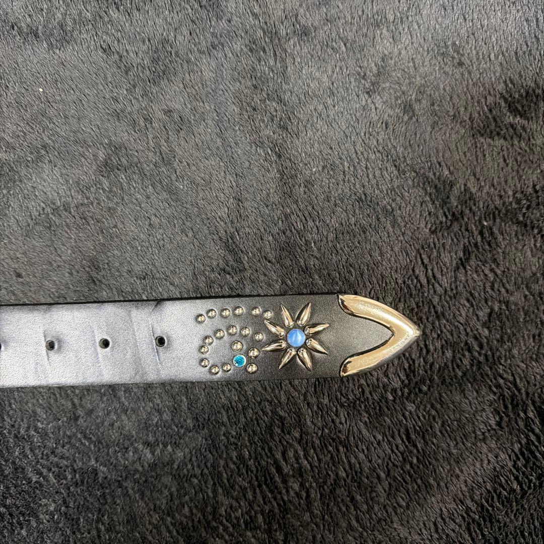 K*様 abraham スタッズベルト Sky 26ー30W