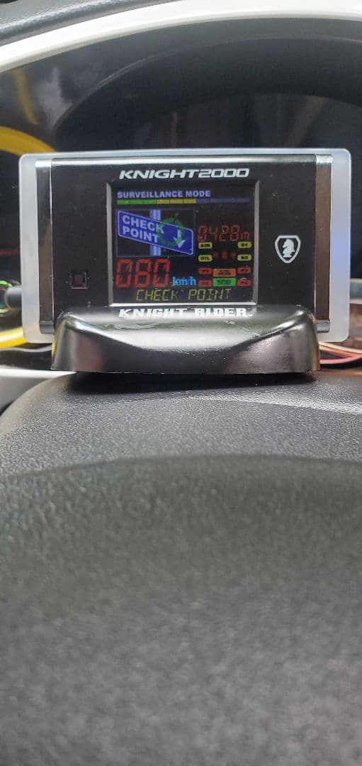 限定品 ナイトライダー ナイト2000　GPSレーダー探知機 作動品
