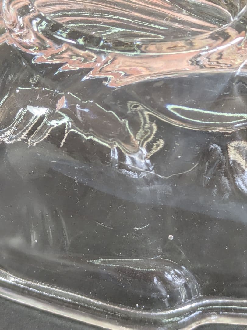 イギリス アンティーク ガラス製 ウサギゼリーモールド ３点セット