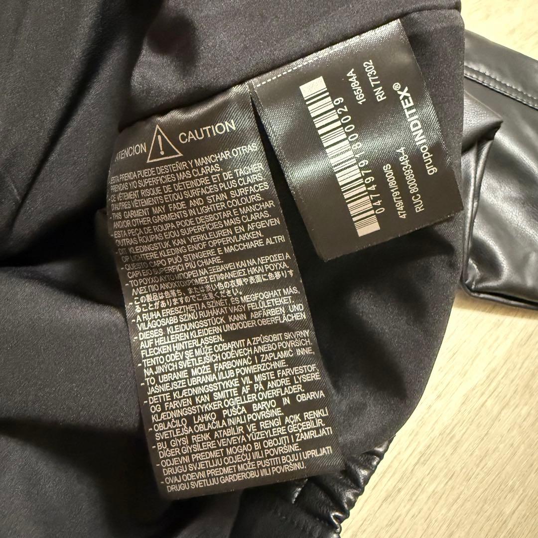 ZARA 取り外し可能なフェイクファー襟付きジャケット Sサイズ