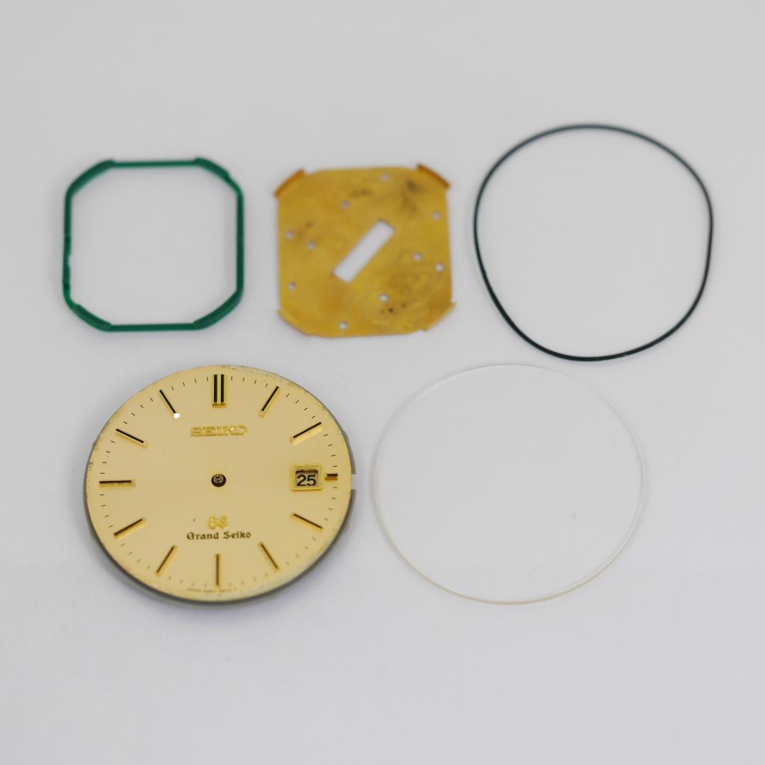 ボ*ン様 【純正】グランドセイコー 9587A ムーブメント 文字盤 風防 部品