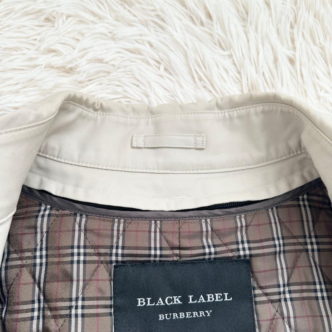 バーバリー 大きいサイズ ステンカラーコート ライナー付 ライトベージュ