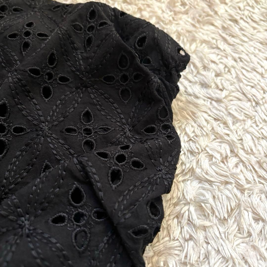 24SS✨ボールジィ ロロンフラワーエンブロイダリー フレンチスリーブブラウス