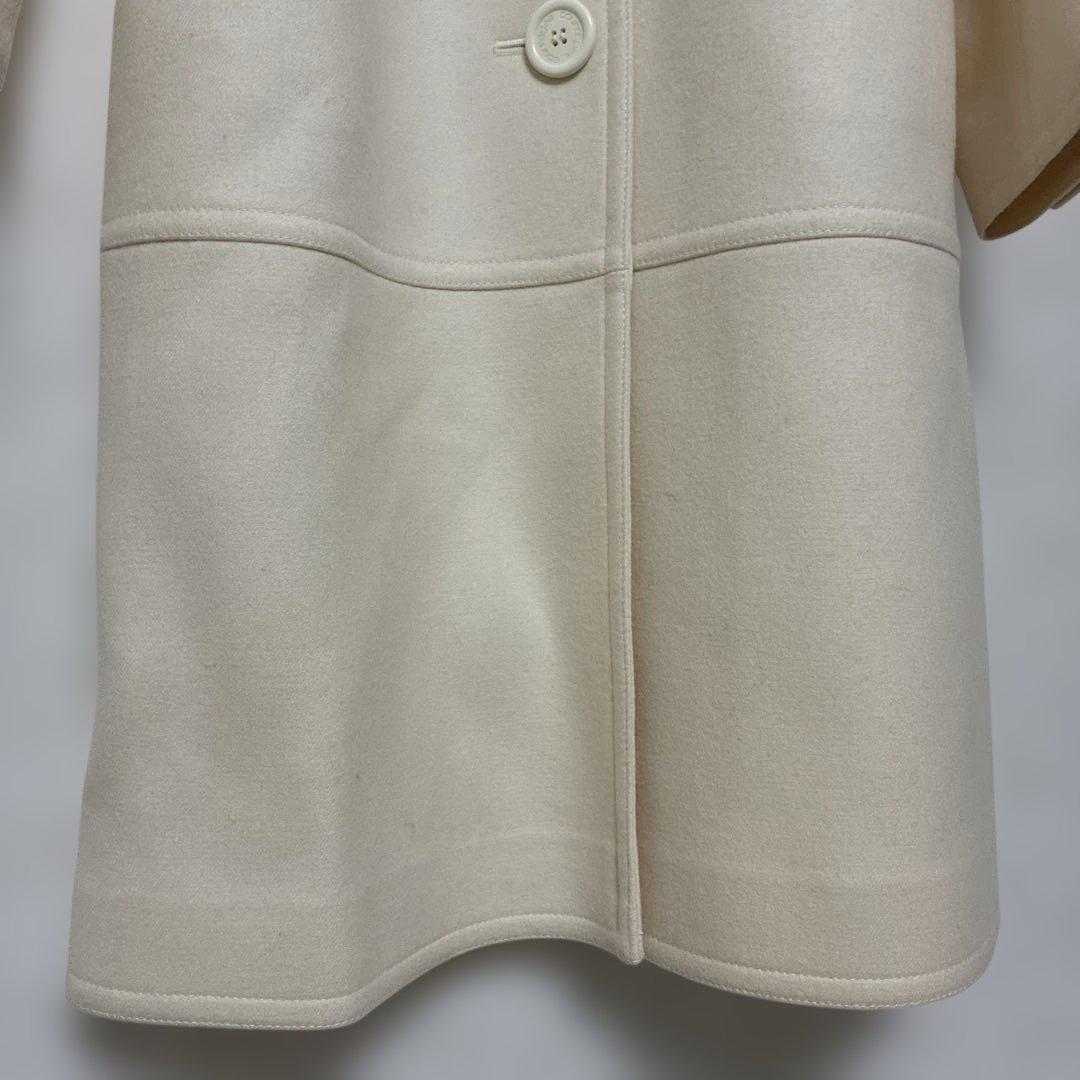 極美品✨courreges クレージュ　オフホワイトコート
