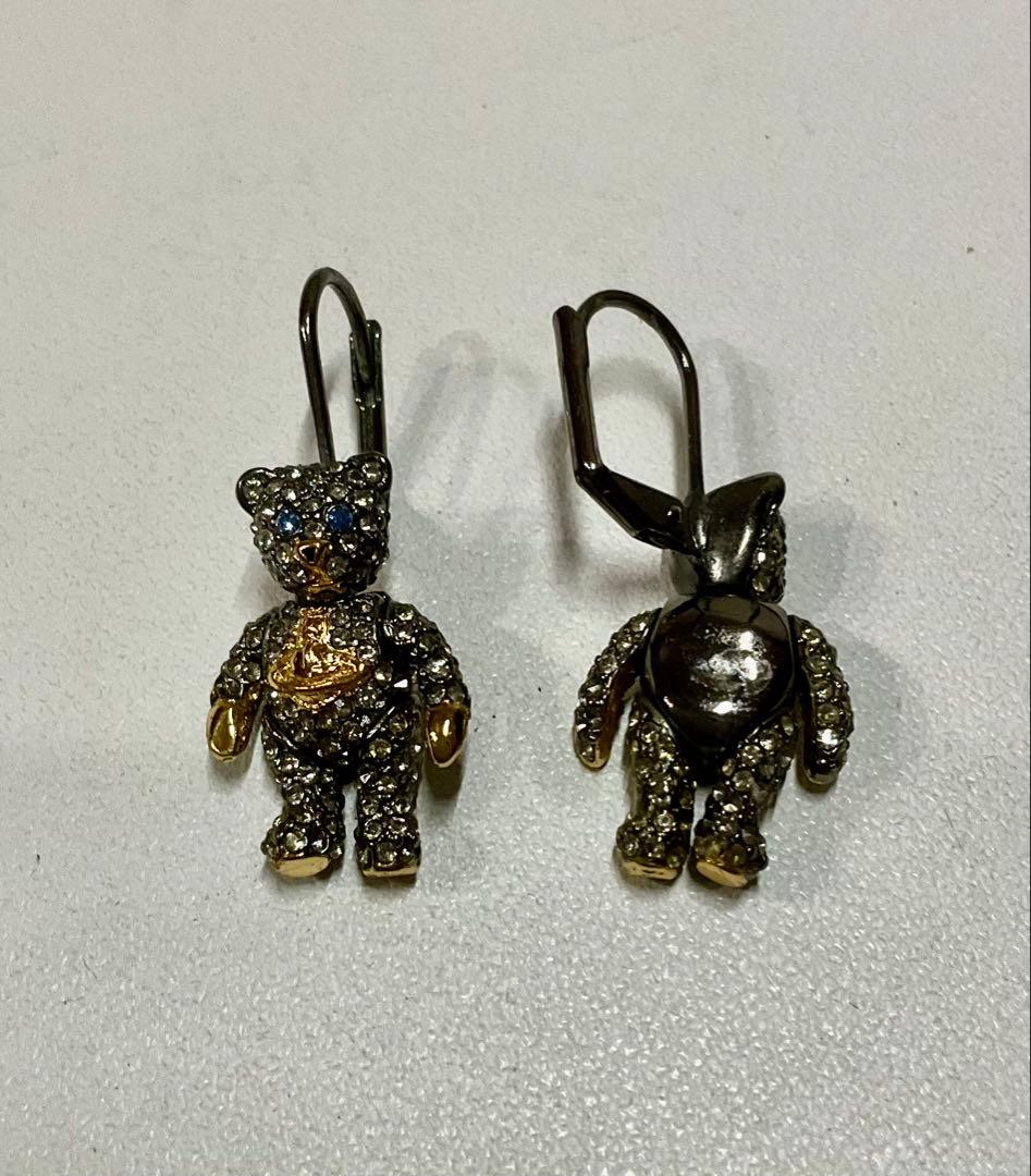 ★ぽ★vivienne westwood テディベアピアス