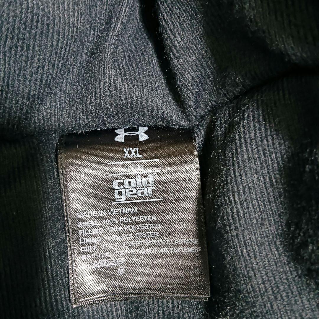 n*o様 XXL【美品】アンダーアーマー ベンチコート　コールドギア 黒