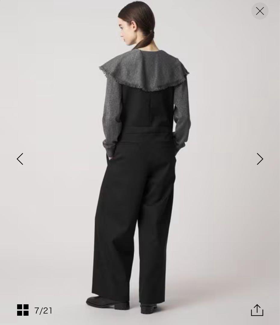 DRAWER ドゥロワー　FALL2 ノースリーブジャンプスーツ　36