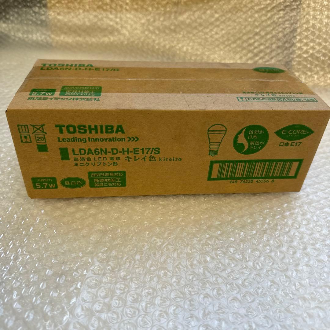 90個　新品未開封　TOSHIBA LDA6N-D-H-E17/S