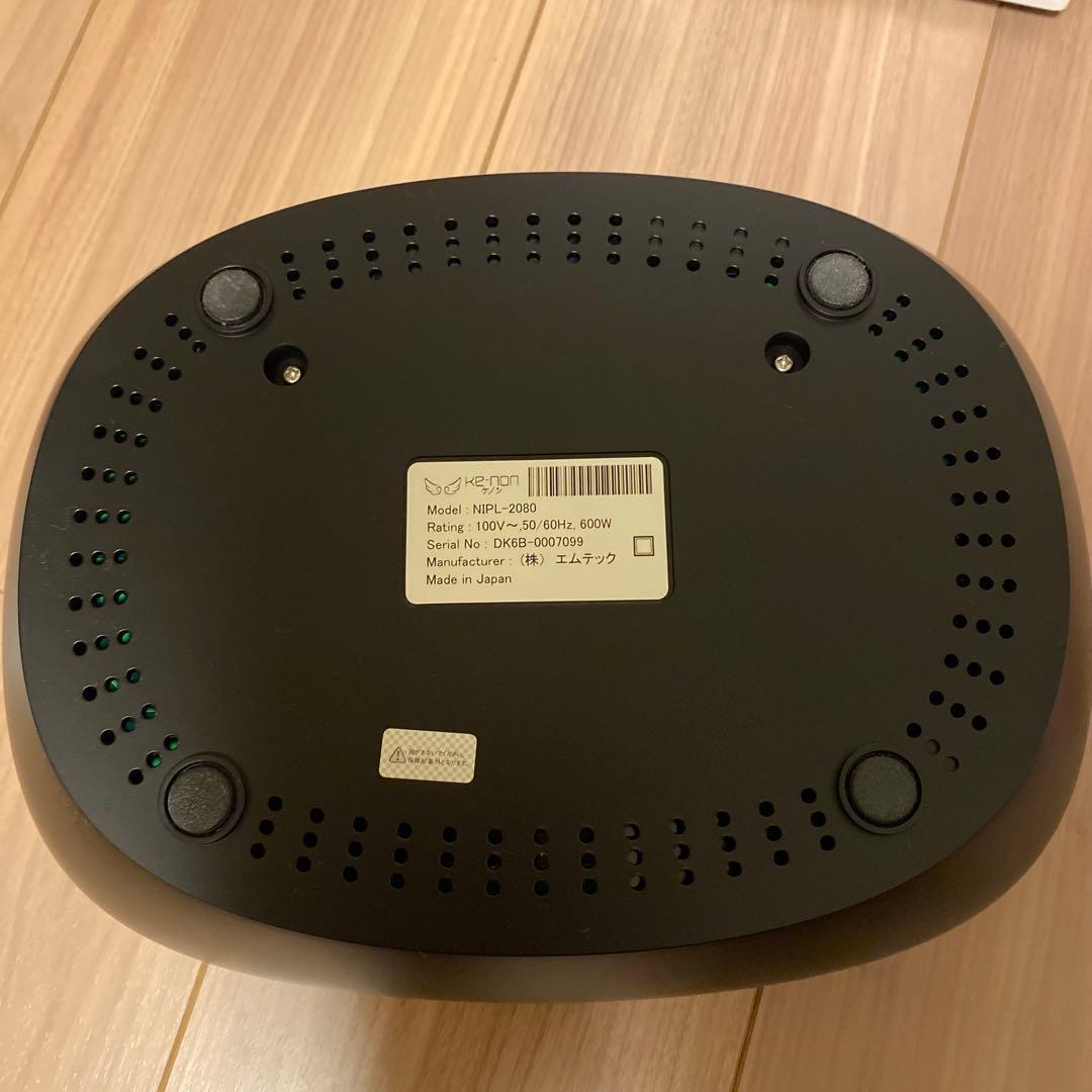 【美品】ケノン KE-NON Ver6.2 光脱毛器　ブラック