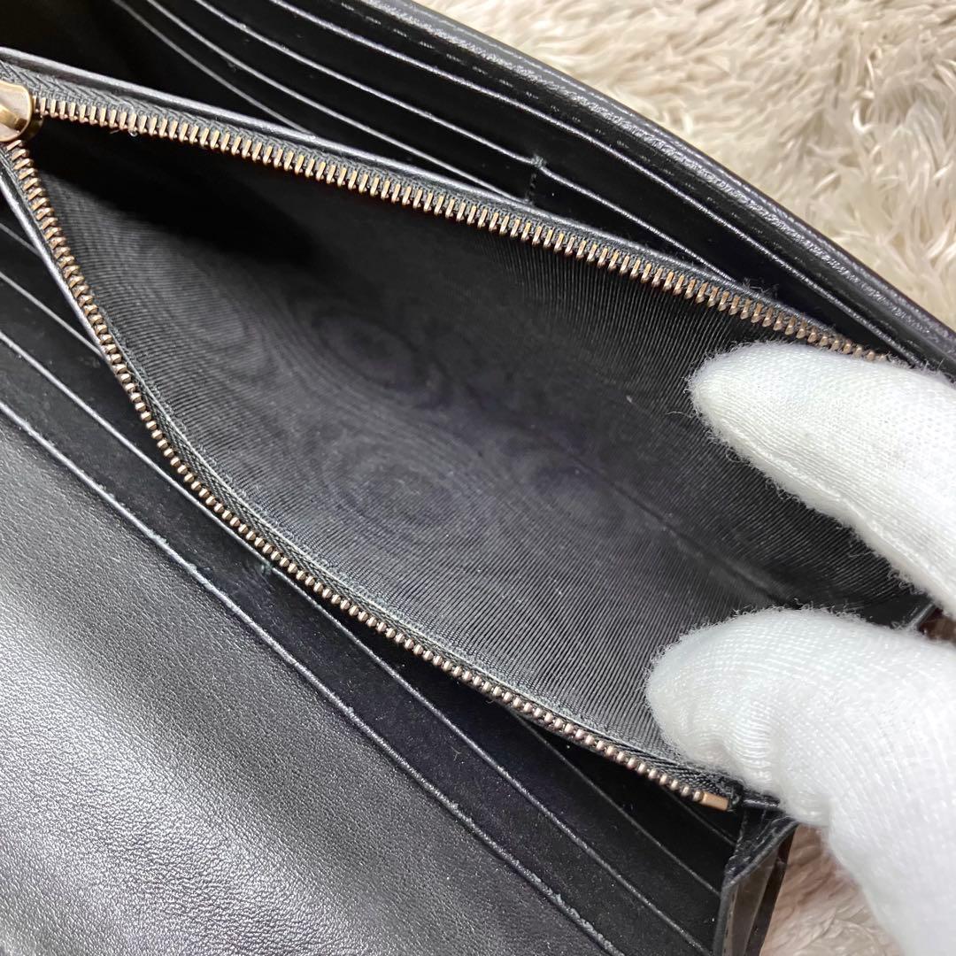 美品✨GUCCI パイソン 切り替え コンチネンタルウォレット 410100