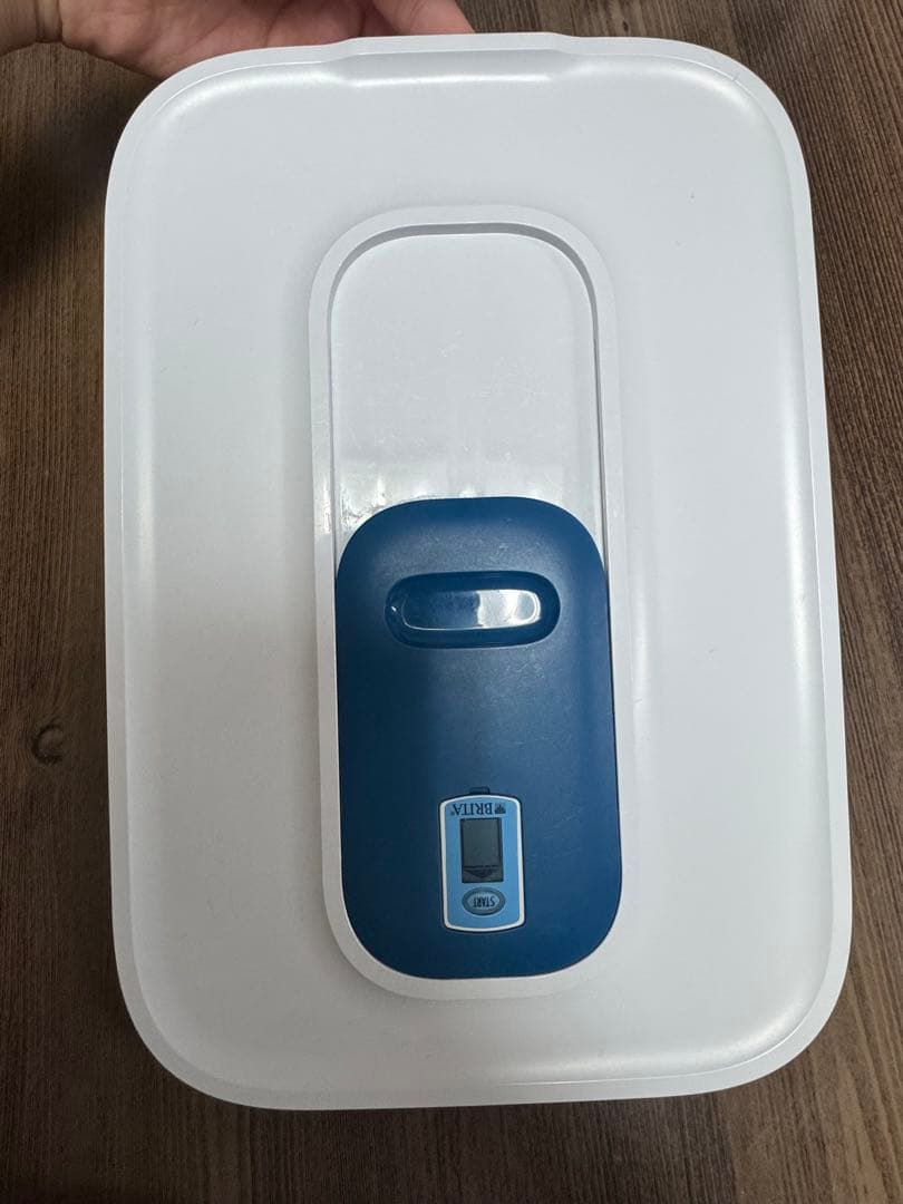 BRITA 浄水器 透明・青　純正カートリッジ5個