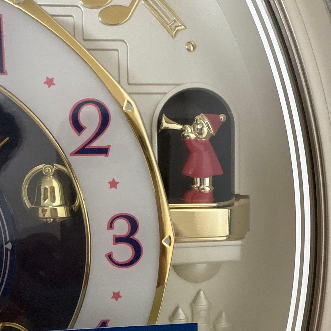 【未使用】SEIKO からくり時計 ウェーブシンフォニー 電波時計 RE555S