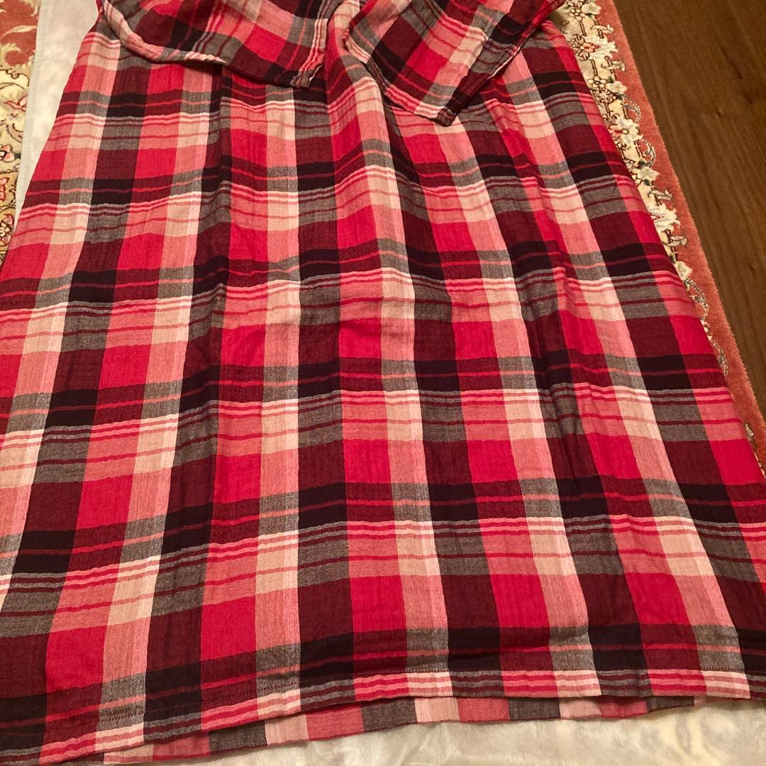 新品　UCHINO チェック柄 パジャマ L