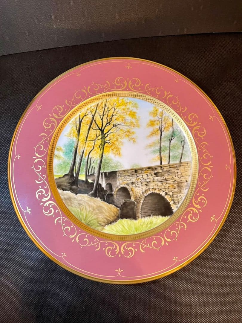 ハンドペイント　風景画