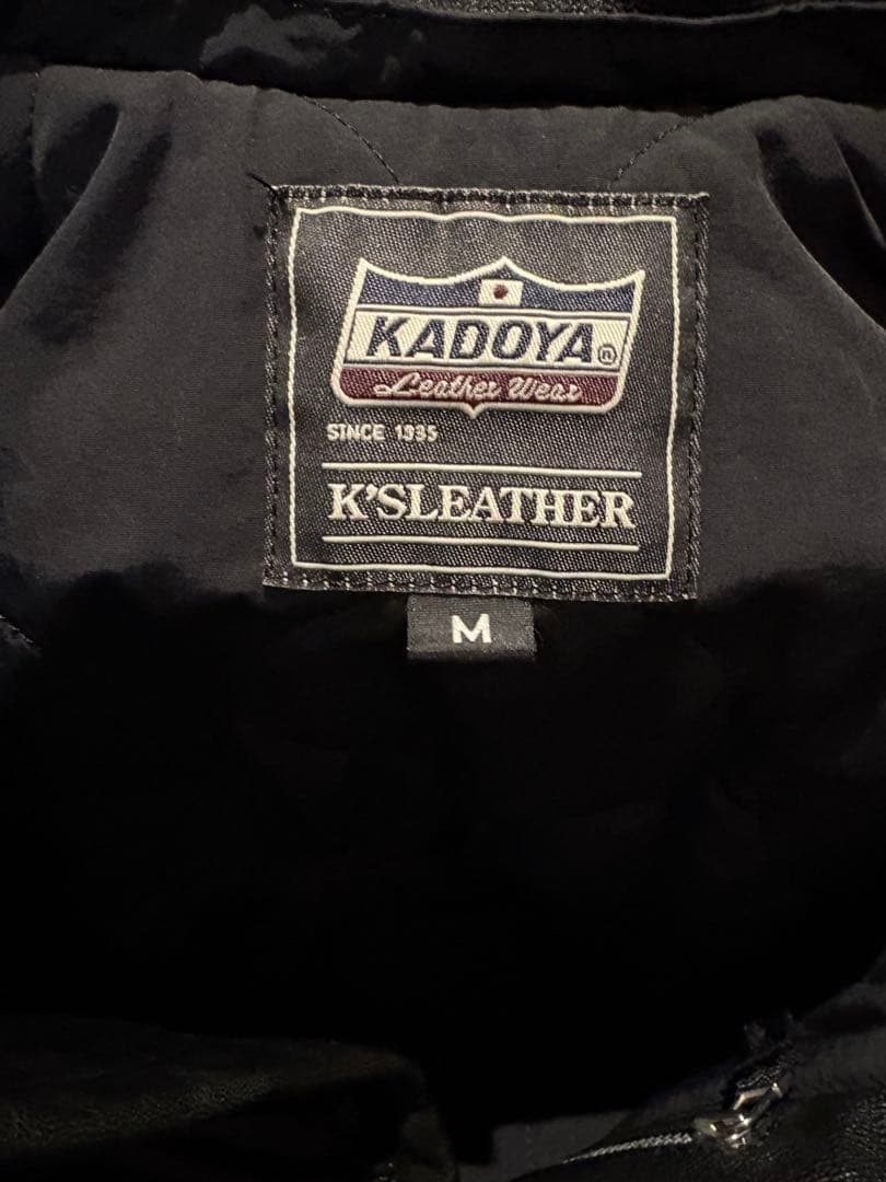 【美品】KADOYA カドヤ　マーベリック　レザージャケット　Mサイズ