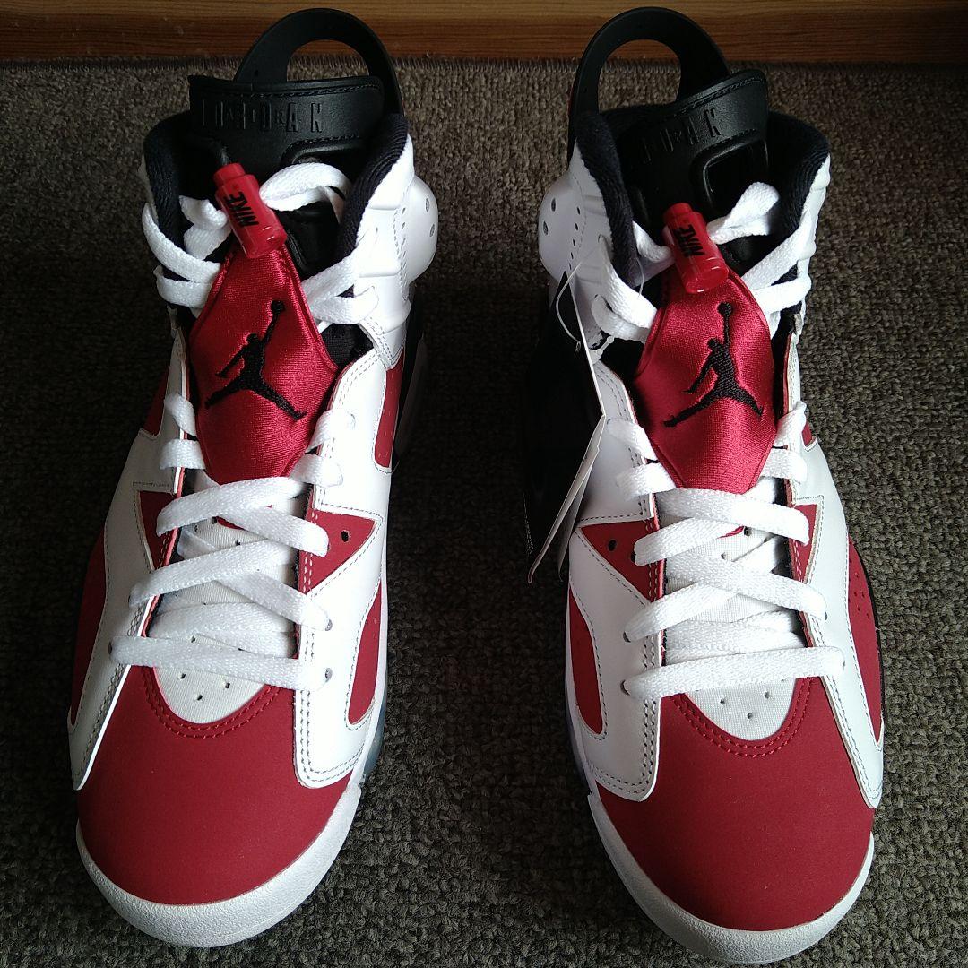 ベ*u様 新品 未使用 エアジョーダン6 レトロ カーマイン エアジョーダン ハ