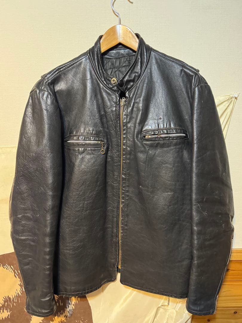 60年代 シングルライダースジャケット ショット schott Lewis 40
