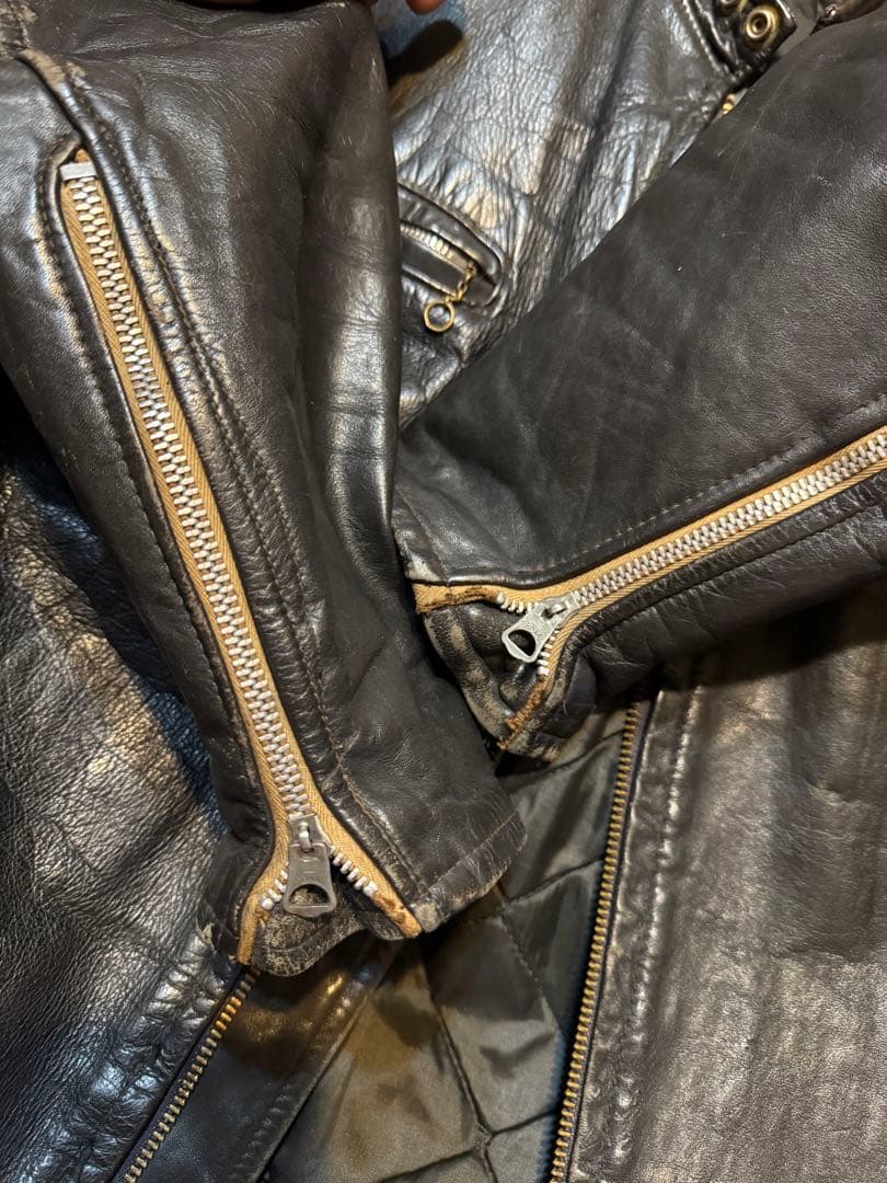 60年代 シングルライダースジャケット ショット schott Lewis 40