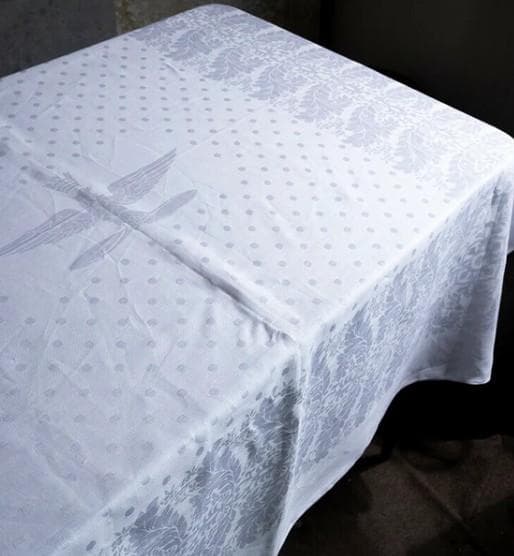 1950年代 イタリア空軍 テーブルクロスとナプキンセット 刺繍