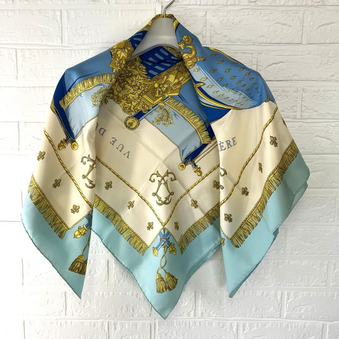 HERMES　エルメス　スカーフ　カレ90　シルク　クイーンの戴冠式　4929