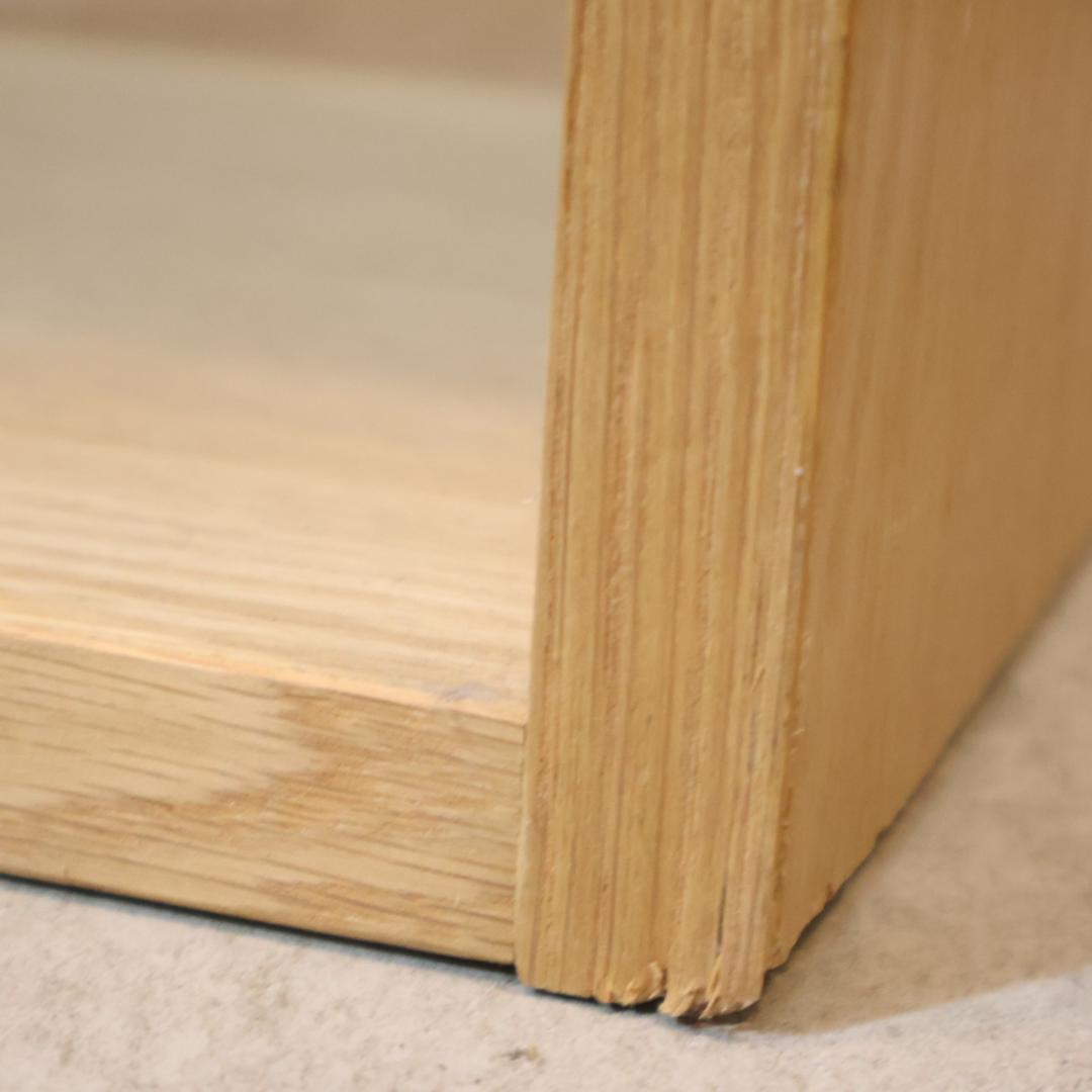 無印良品 MUJI オーク材 スタッキングシェルフ 5段・2列 オープンシェルフ