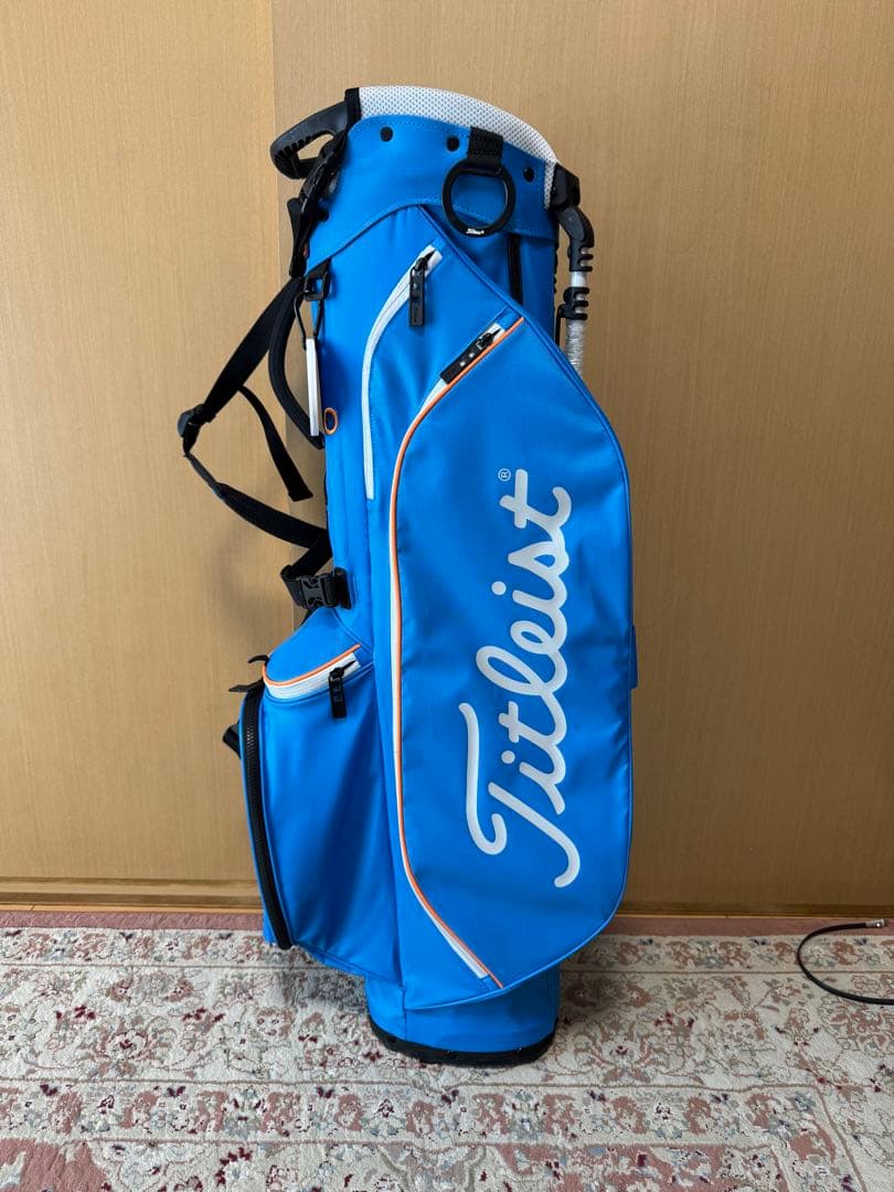【超美品】タイトリスト Players 4 スタンドバッグ TB23SX4A青