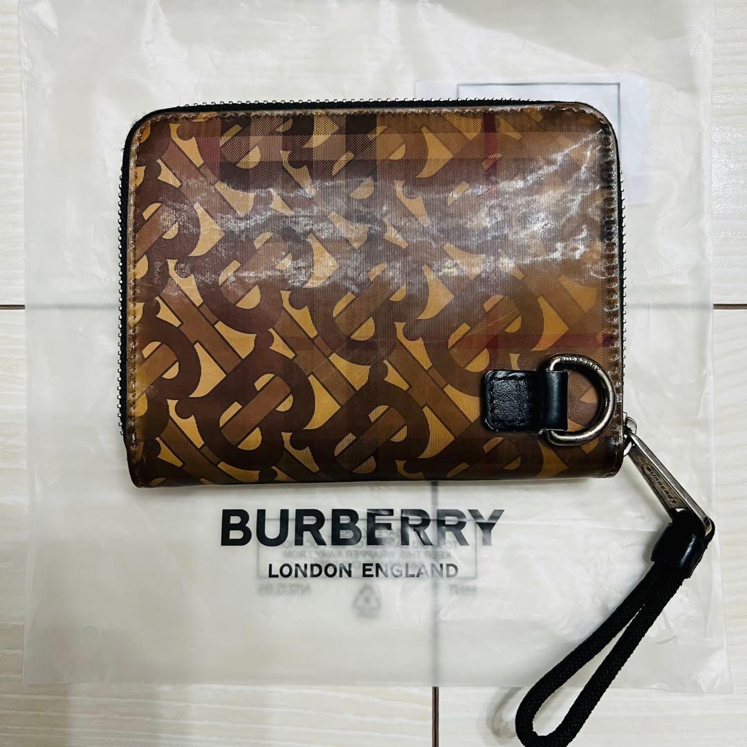 【良品】BURBERRY バーバリー 折り財布 ホログラム 3Dプリント
