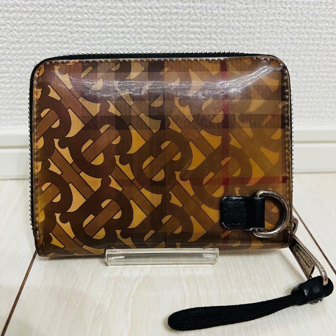 【良品】BURBERRY バーバリー 折り財布 ホログラム 3Dプリント