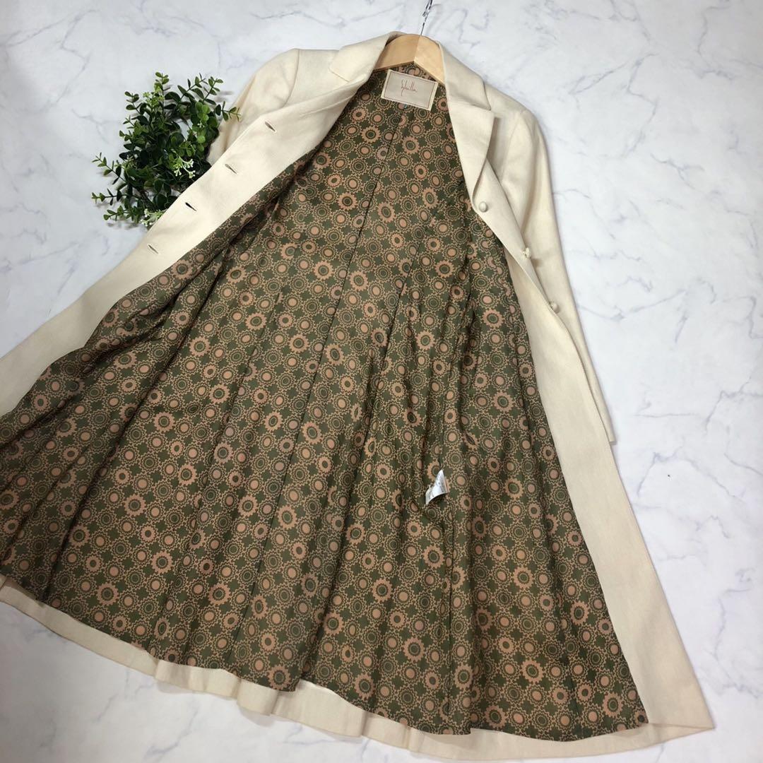 Sybillaシビラの麻とコットンの薄手のライトコートM