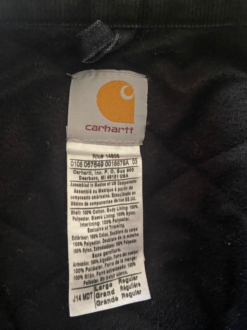 【濃紺】Carhartt J14 MDT サンタフェジャケット L