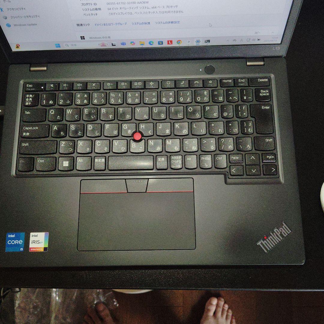 Windowsノート本体 Lenovo Thinkpad L13 Gen 4 Core i5-1335U
