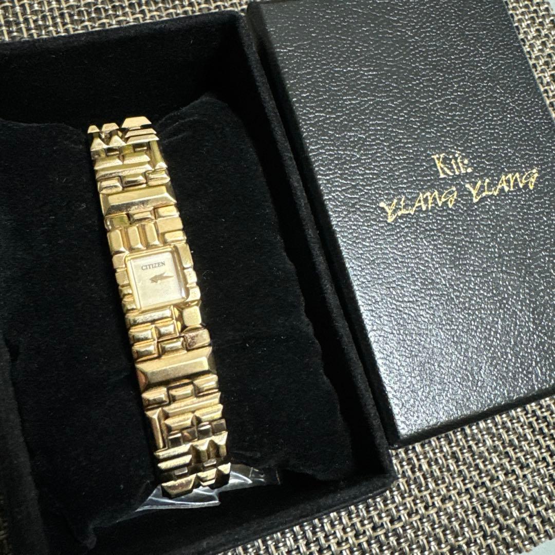 シチズンkii×イランイラン コラボアナログ腕時計