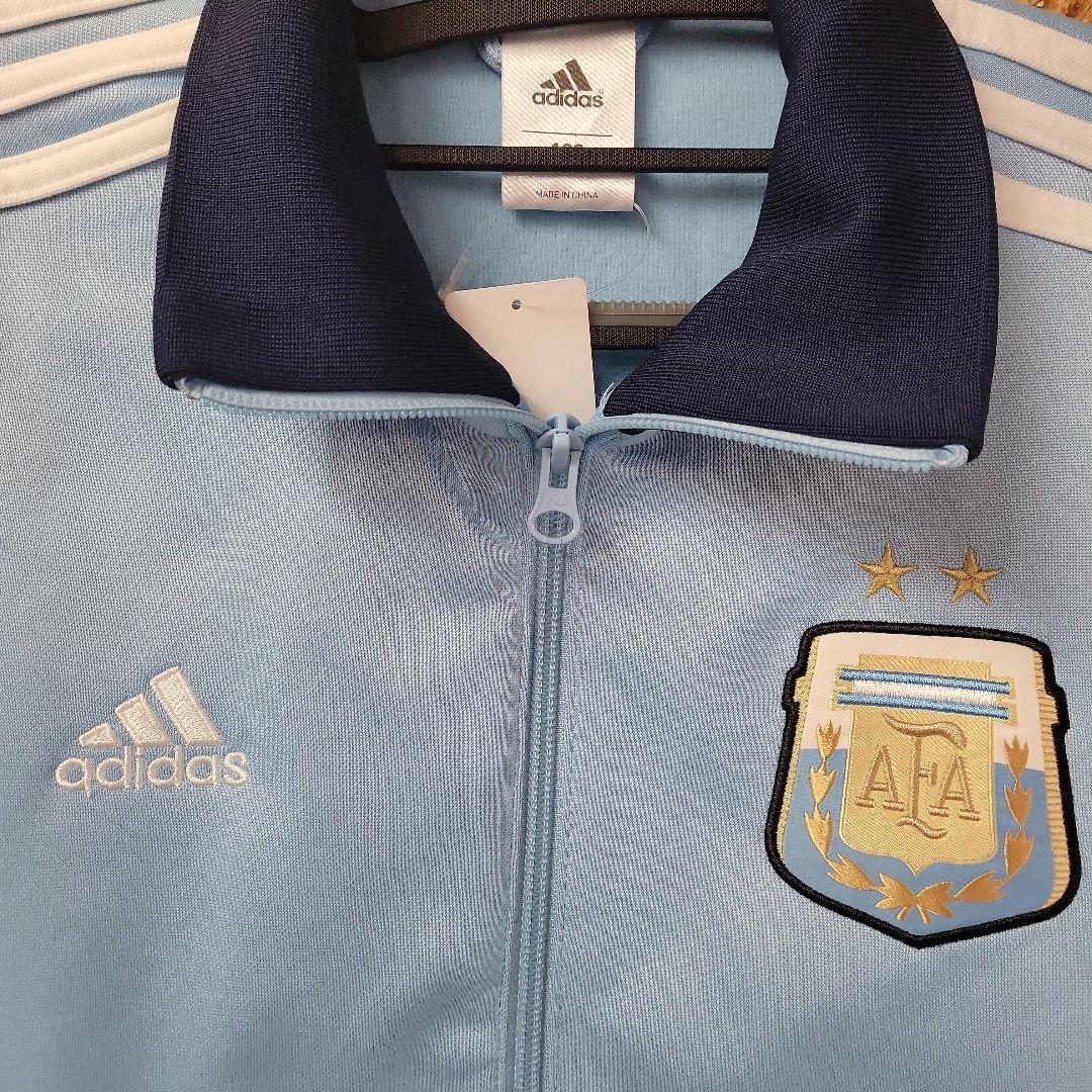 美品 adidas 　アルゼンチン代表ジャージ 水色メッシ　10番
