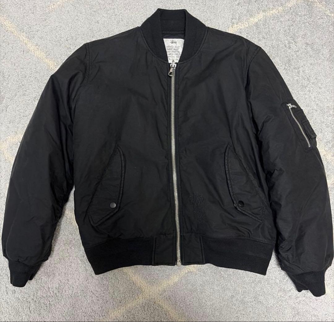 n*n様 Stussy WAXED BUILT BOMBER JACKET 黒S