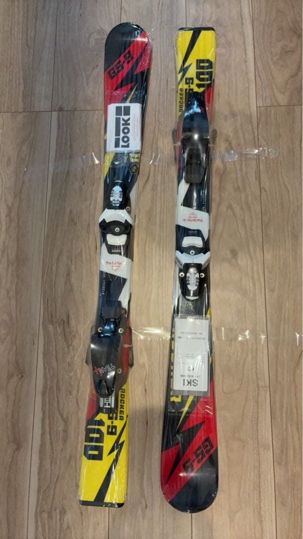 子供用スキー板&ビンディング　100cm 215〜275mm