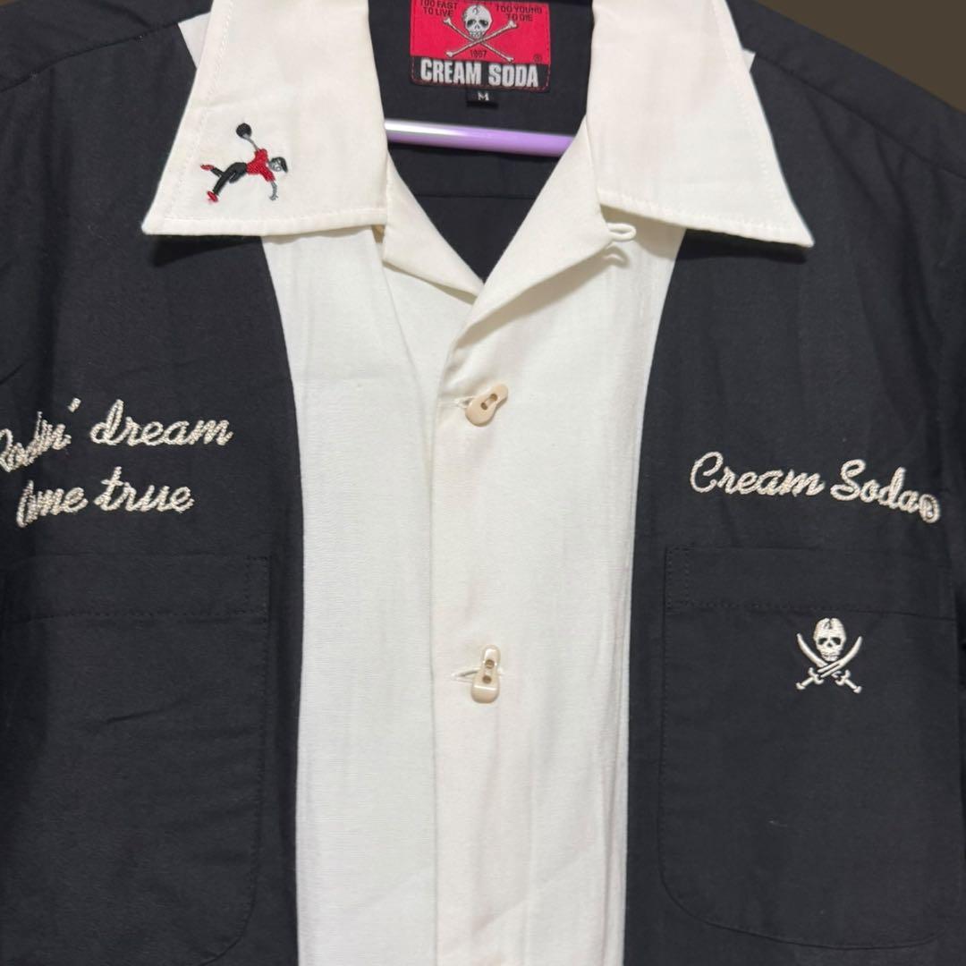 まろにーちゃん　クリームソーダ ボウリングシャツ 2着セット