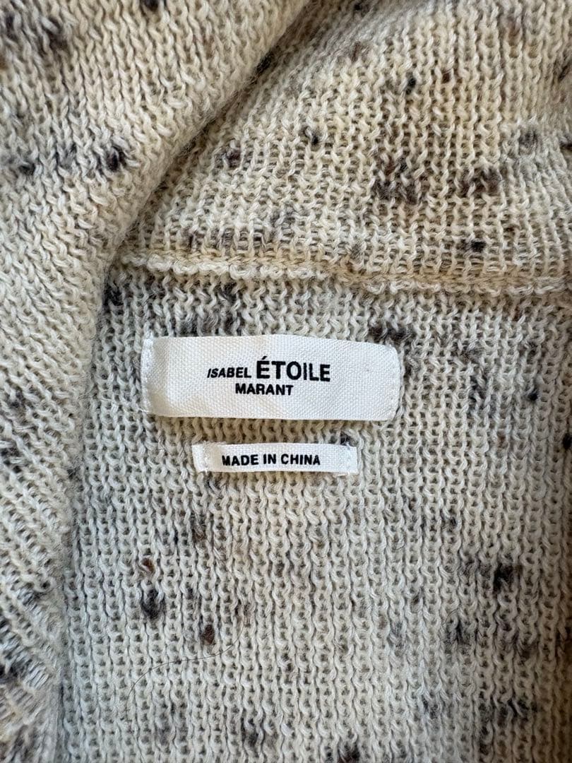 ISABEL MARANT イザベルマラン　ジップアップニット ホワイト系 長袖