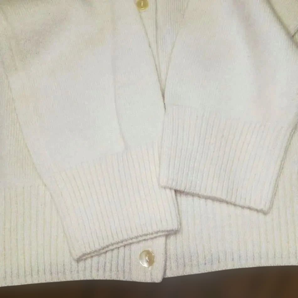 【UNIQLO】新品∗タグ付き　カシミヤ100% アンサンブル　オフホワイトM