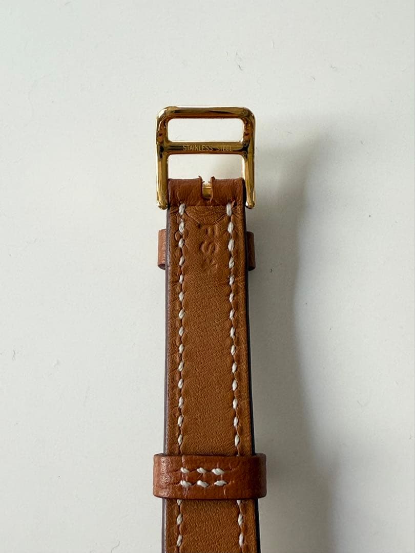 限定価格 HERMÈS ラリー スクエア クォーツ レディース