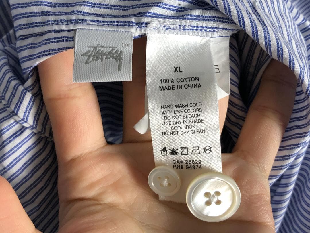 STUSSY ギャルソン サンプリング ストライプ シャツ 0-59-768