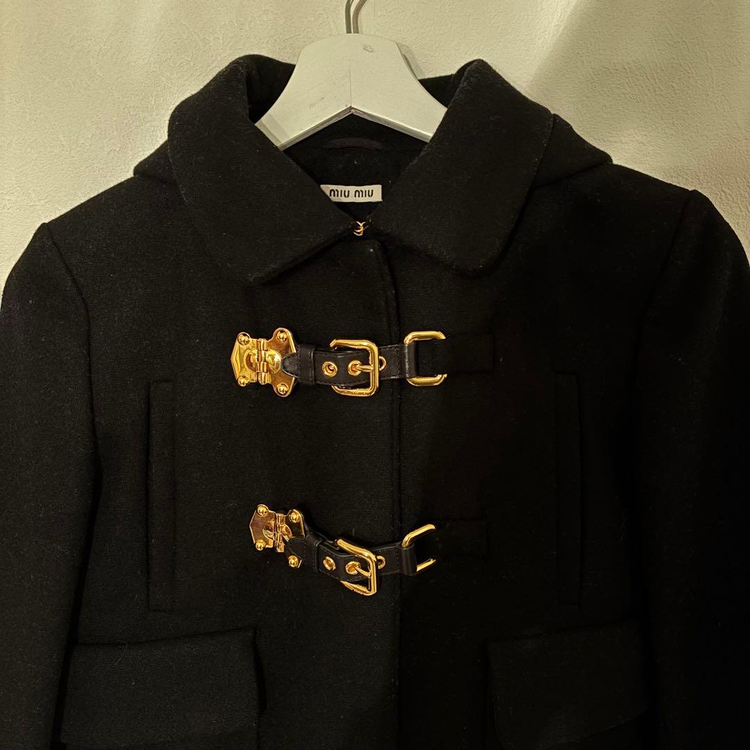 miumiu vintage ベルト ダッフルコート ショート丈　archive