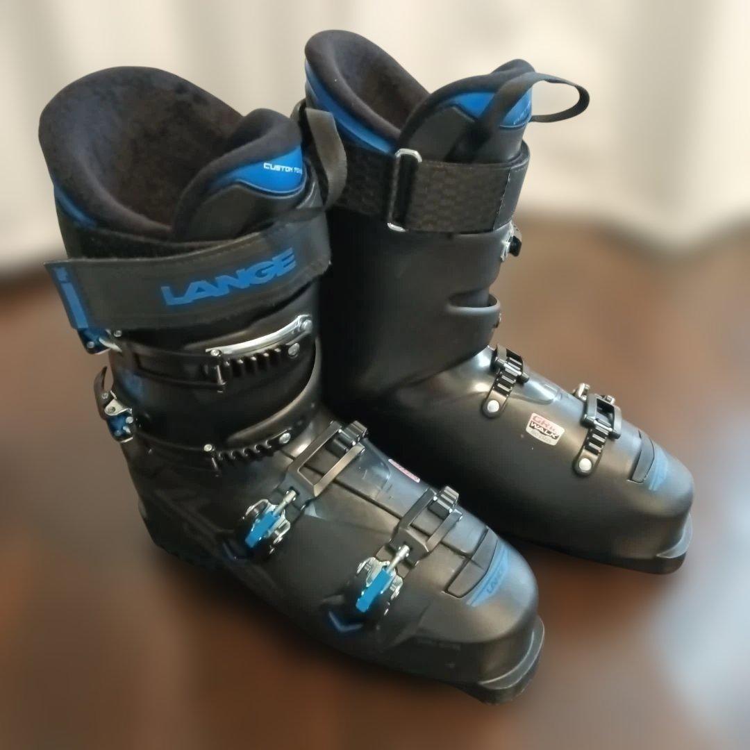 LANGE スキー ブーツ ブラック/ブルー