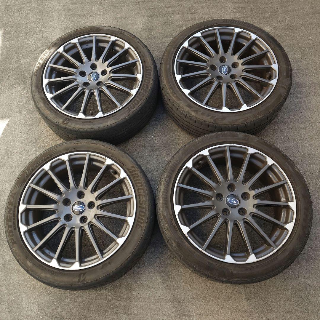 橋本一春1/4 エンケイ スバル純正sti 18インチ