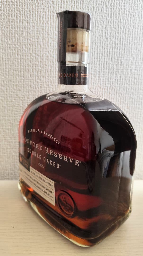 ★ウッドフォードリザーブ　ダブルオークド　750ml 45.2% Alc