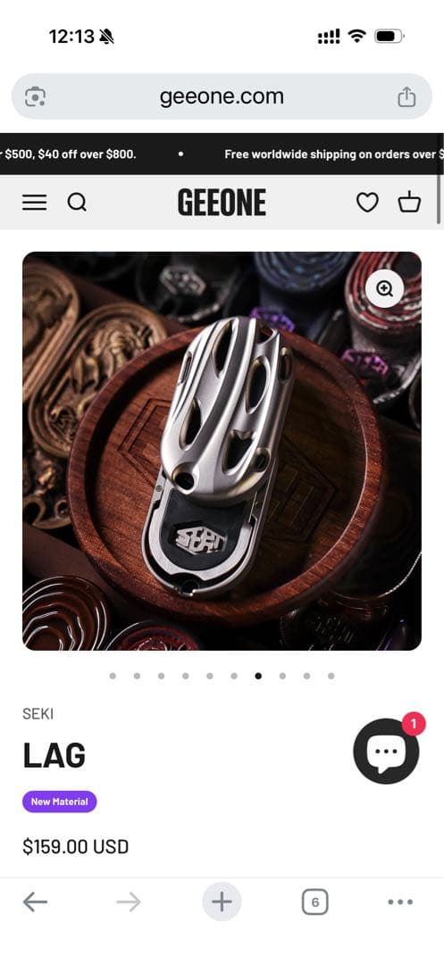 Y*Y様 「正規品」SEKI LAG EDC フィジェットトイ　音叉感　SS製