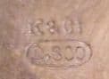 ア14. 懐中時計（0.800刻印）不動 ジャンク品