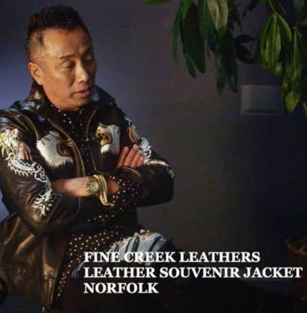 ☆美品★40 Ｌサイズ☆ファインクリーク レザーズ ノーフォーク山崎氏小川長渕