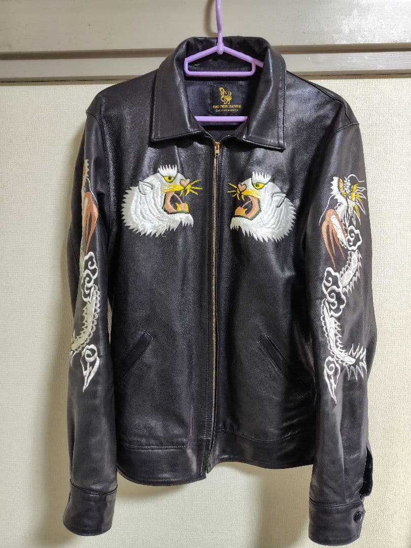 ☆美品★40 Ｌサイズ☆ファインクリーク レザーズ ノーフォーク山崎氏小川長渕