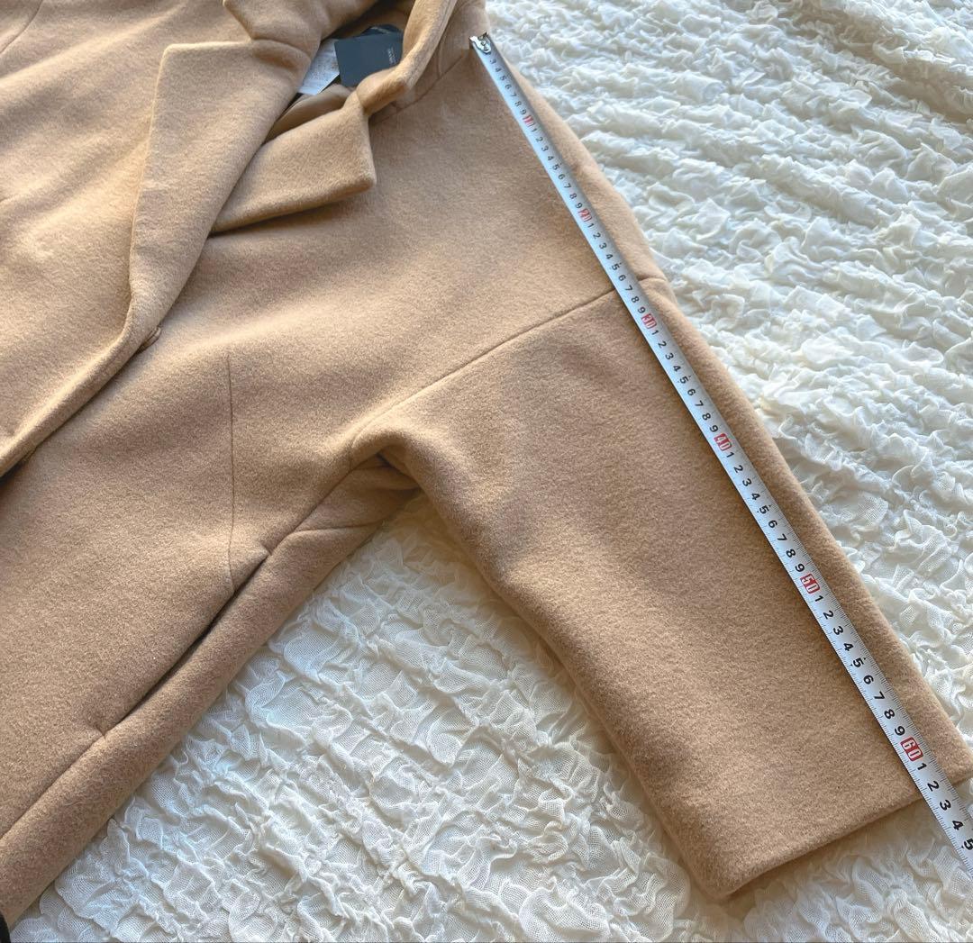 新品　未使用　タグ付　アーバンリサーチドアーズ　ロングコート　ウール　ベージュ系